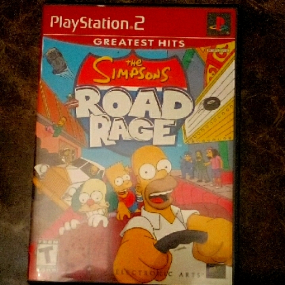 PlayStation 2 Greatest Hits The Simpsons Road Rage